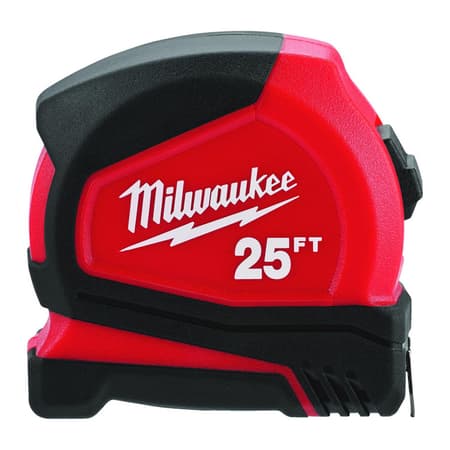 Milwaukee Fastback Folding Utility Knife Set with 25 ft. Compact Wide Blade Tape Measure