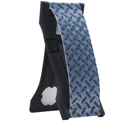 LoveHandle Black/Gray Diamond Plate Cell Phone Grip For All Mobile Devices