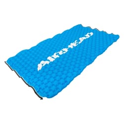 Airhead PVC Inflatable Blue Air Island Floating Mat 6 ft. W X 10 ft. L