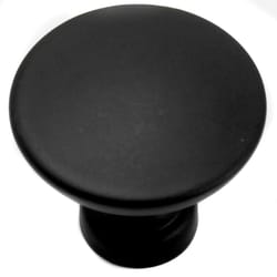 MNG Hardware Soho Round Cabinet Knob 1 1/6 in. D Matte 1 pk