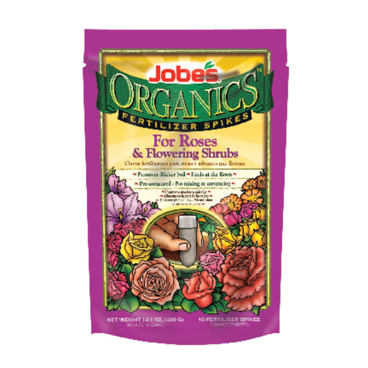 Jobe's Organics Spikes Organic Root Feeder 14.1 oz. Ace Hardware