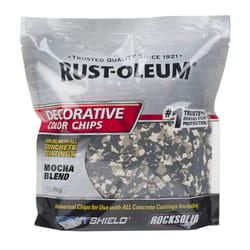 Rust-Oleum EpoxyShield Indoor and Outdoor Mocha Blend Decorative Color Chips 1 lb