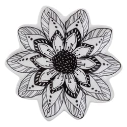 Karma Flower Shaped Trinket Dish Ceramic 1 pk