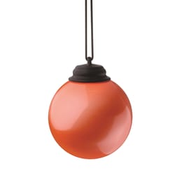 Xodus Innovations Orange Plastic 6.25 in. H Patio Globe Outdoor Decoration