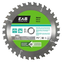 Exchange-A-Blade 7-1/4 in. D X 5/8 in. Carbide Metal Saw Blade 32 teeth 1 pk