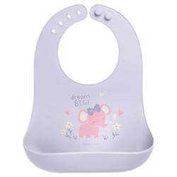 Stephen Joseph Dream Big! Elephant Baby Bib Silicone 1 pk