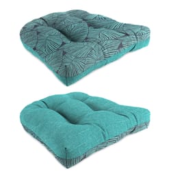 Jordan Manufacturing Multicolored Polyester Wicker Seat Cushion 4 in. H X 18 in. W X 18 in. L