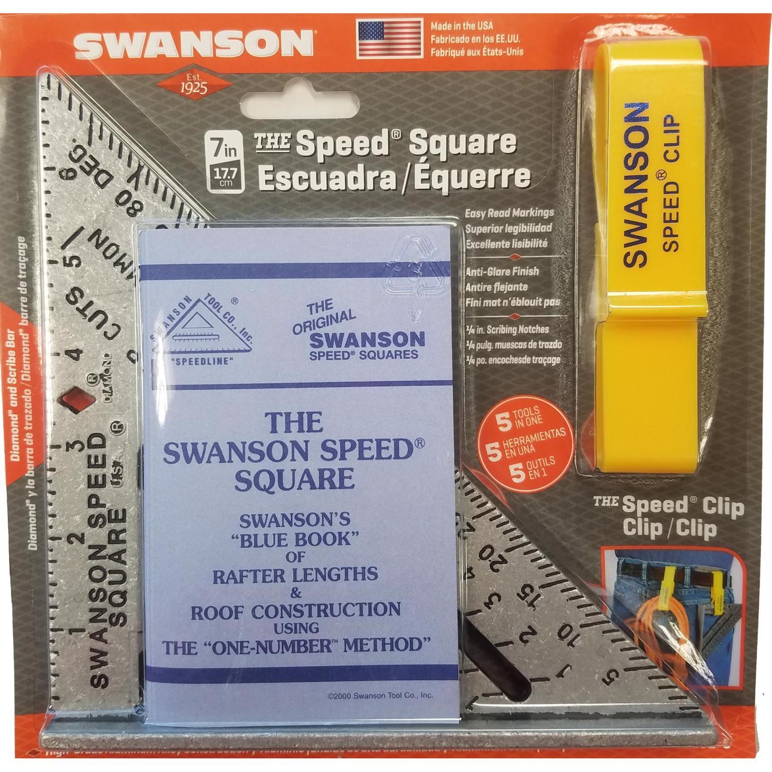 Swanson Original 7.25 in. L X .875 in. H Aluminum Speed