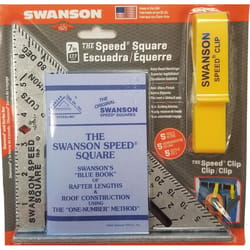 Swanson Original 7.25 in. L X .875 in. H Aluminum Speed Square