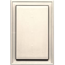 Builders Edge 12 in. H X 1-1/2 in. L Prefinished Sandstone Beige Vinyl Mounting Block