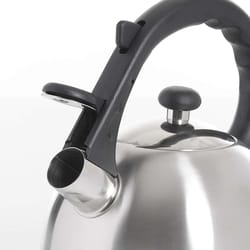 Gibson Silver Whistling Stainless Steel 2.2 qt Tea Kettle