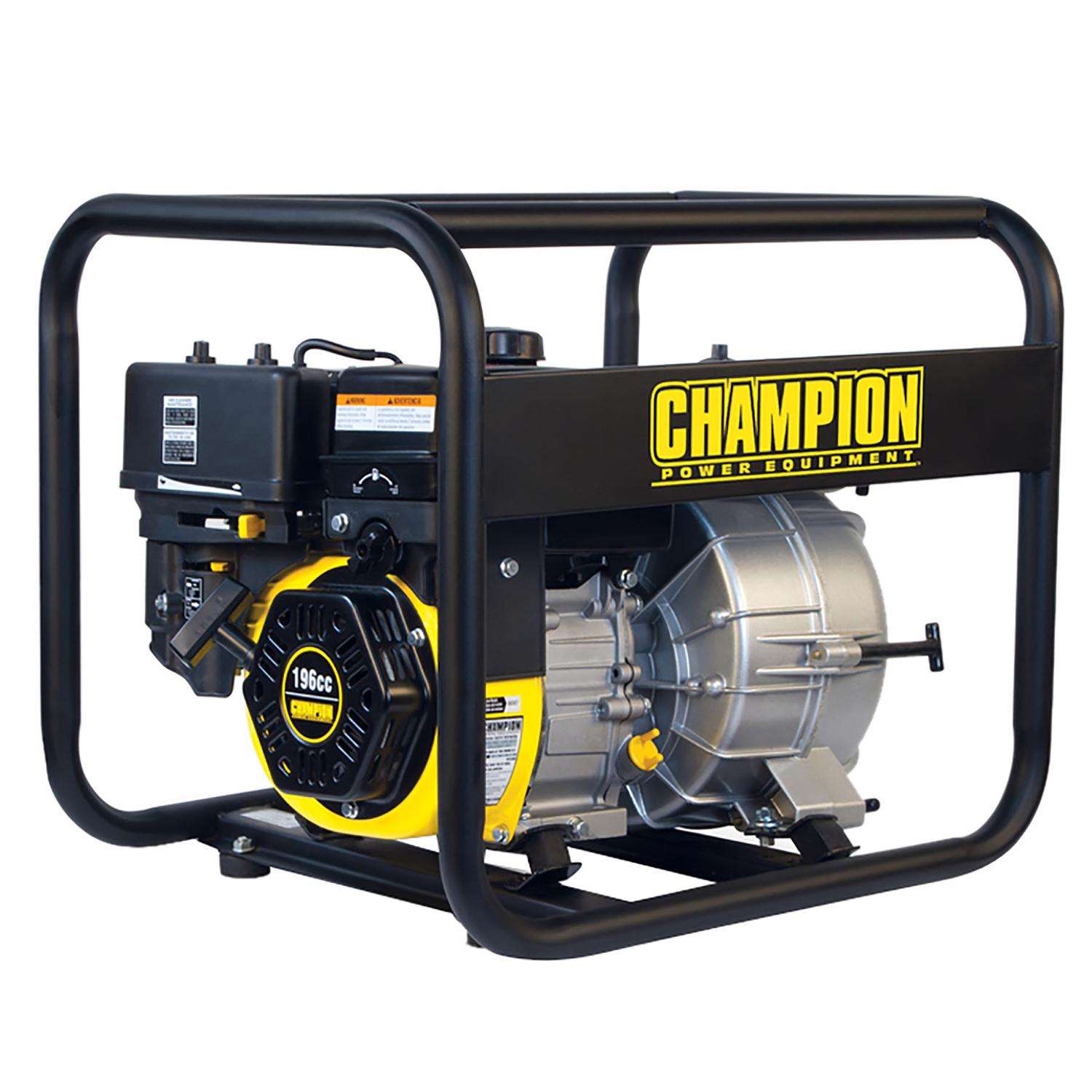 Champion 20580 gph Cast Iron Switchless Switch Gas Water Pump Ace