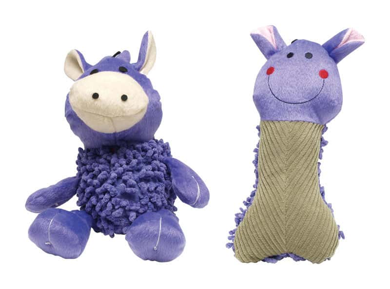 Diggers Yellow Assorted Animal Styles Plush Dog Toy Large 1 Ace Hardware