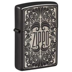 Zippo Black/Silver Whimsical Lighter 1 pk