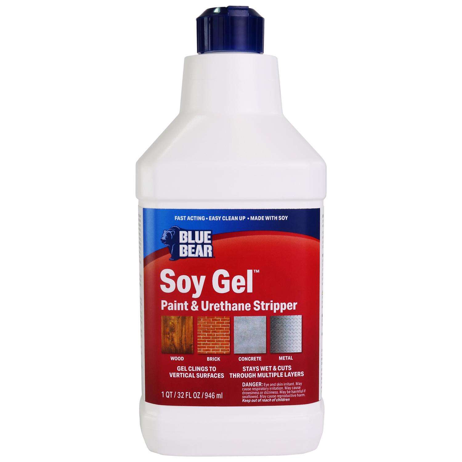 Blue Bear Soy Gel Paint and Urethane Stripper 1 qt Ace Hardware