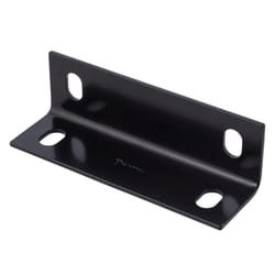 Hampton 7 in. H X 2.10 in. W X 1/8 in. D Black Steel Inside/Outside Corner Brace