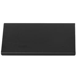 Laurey Contemporary/Modern Rectangle Edge Pull 2 in. Matte Black 1 pk