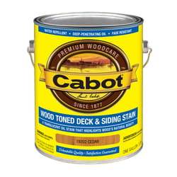 Cabot  Transparent  Cedar  Oil-Based  Penetrating Oil  Deck and Siding Stain  1 gal. 