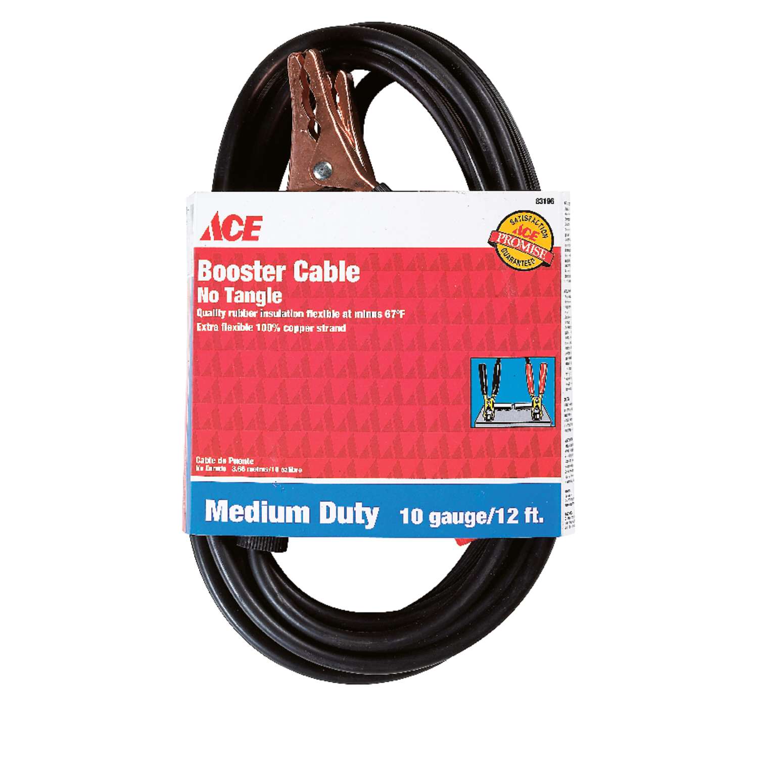 Ace 12 ft. 10 Ga. Jumper Cable 200 amps Ace Hardware