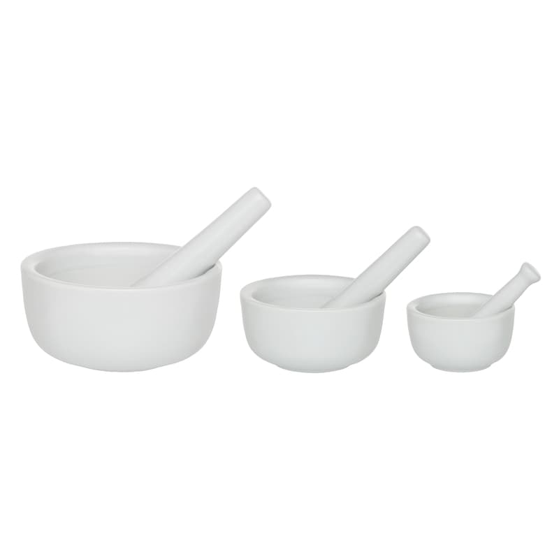 Porcelain Mortar and Pestle Set
