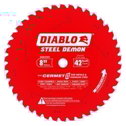 Diablo Steel Demon 8 in. D X 5/8 in. Cermet Metal Saw Blade 42 teeth 1 pk