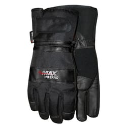 MidWest Quality Gloves Max Inferno XL Goatskin Leather Black Gloves