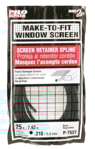 Prime-Line 0.21 in. D X 300 in. L Screen Spline Prime-Line 0.21 in. D X 300 in. L Screen Spline