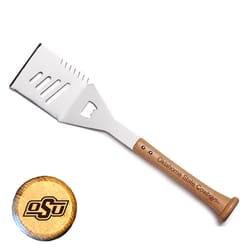 Baseball BBQ NCAA Stainless Steel Natural Grill Spatula 1 pk