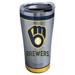 Tervis MLB 20 oz Milwaukee Brewers Multicolored BPA Free Tumbler with Lid