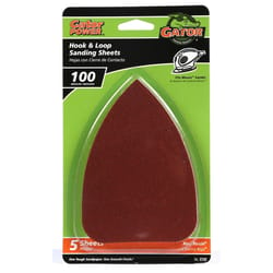 Gator Mouse 5 in. L X 5 in. W 100 Grit Zirconium Oxide Mouse Sandpaper 5 pk