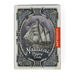 Kikkerland Nautical Playing Cards Assorted 52 pc
