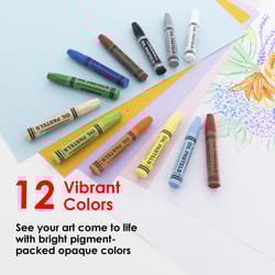Bazic Products Jumbo Assorted Color Pastels 12 pk