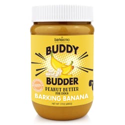 Buddy Budder Barkbistro Barking Banana Grain Free Peanut Butter For Dogs 17 oz 1 pk