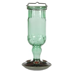 Perky-Pet Hummingbird 24 oz Glass/Metal Nectar Feeder 4 ports