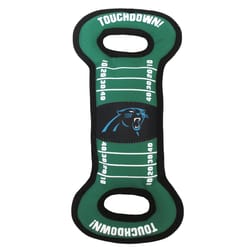 Pets First NFL Green Nylon Carolina Panthers Dog Tug Toy 1 pk