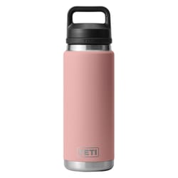 YETI Rambler 26 oz Sandstone Pink BPA Free Bottle Chug Cap
