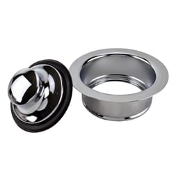 Ace Garbage Disposal Sink Flange Chrome Plated Stainless Steel 3-1/2 in.