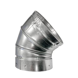 Selkirk 3 in. D X 9.56 in. L Aluminum/Galvanized Steel Stove Pipe Elbow