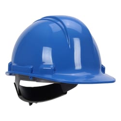 Safety Works 4-Point Ratchet Cap Style Hard Hat Blue