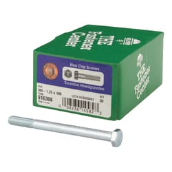 HILLMAN M8-1.25 mm D X 100 mm L Heat Treated Steel Hex Head Cap Screw 1 pk