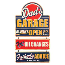 Open Road Brands Dad's Garage Linked Sign Tin 1 pk