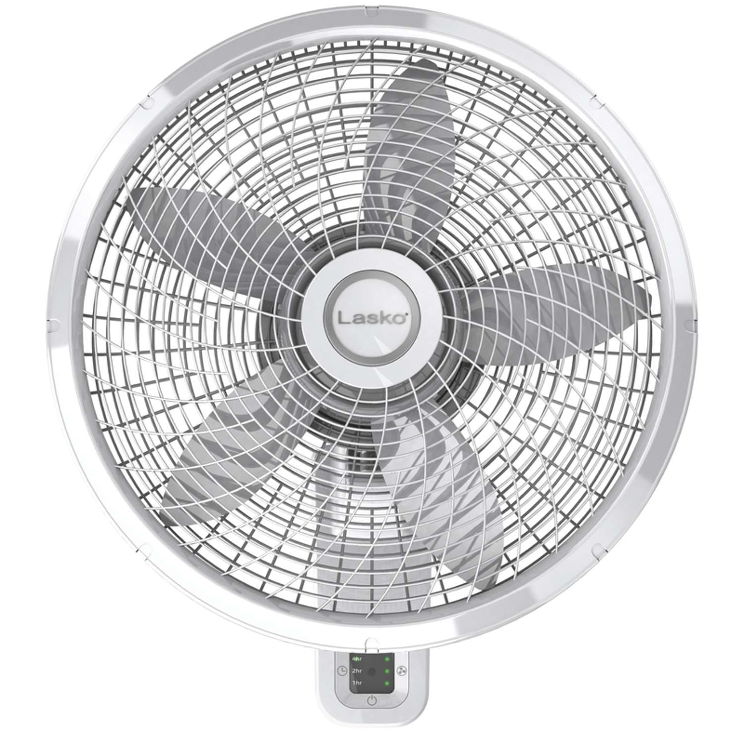 Lasko 22.5 in. H X 18 in. D 3 speed Oscillating Wall Mount Fan - Ace ...