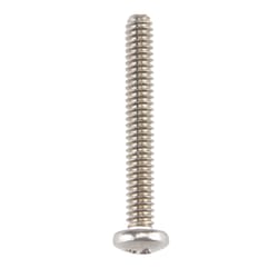 HILLMAN No. 10-24 Ga. X 1-1/2 in. L Phillips Flat Head Stainless Steel Machine Screws 100 pk