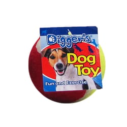 Boss Pet Digger's Multicolored Rubber Ball Tennis Balls Large 1 pk