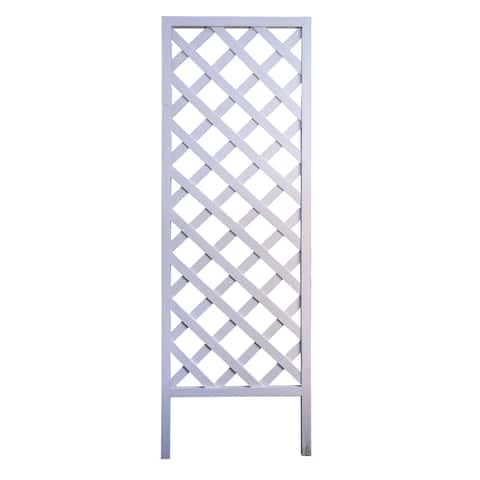 Panacea 72 in. H White Wood Trellis Panacea 72 in. H White Wood Trellis