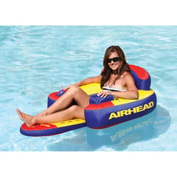 Airhead PVC Inflatable Multicolored Floating Recliner 38 in. W X 60 in. L