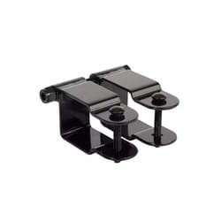 Fortress Building Products Versai 2 in. L Powder Coated Black Steel Gate Hinge 1 pk