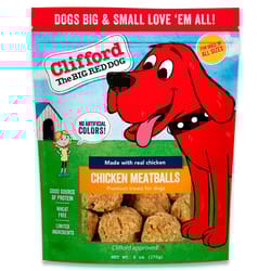 Clifford the Big Red Dog Chicken Meatballs Grain Free Bites For Dogs 6 oz 1 pk