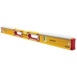 STABILA 36 in. Aluminum Type 196-2 K Masonry Level 3 vial