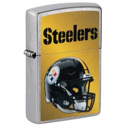 Zippo NFL Silver Pittsburgh Steelers Lighter 2 oz 1 pk